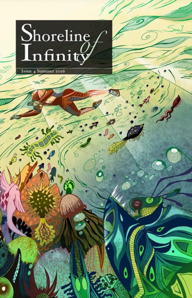 Shoreline Issue 4 Cover. Cover by Sara Julia.