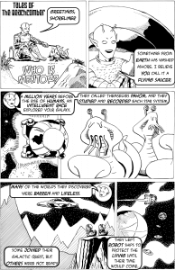 Early Beachcomber page from Issue 4