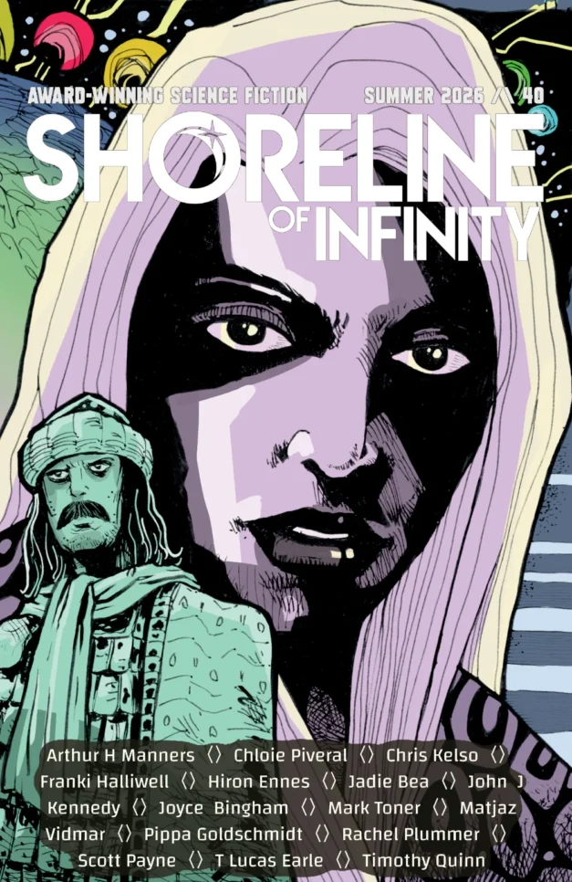 Cover image of sultry female face and a stern looking bloke with a fine moustache. He also looks a bit grumpy while she straight into your soul.